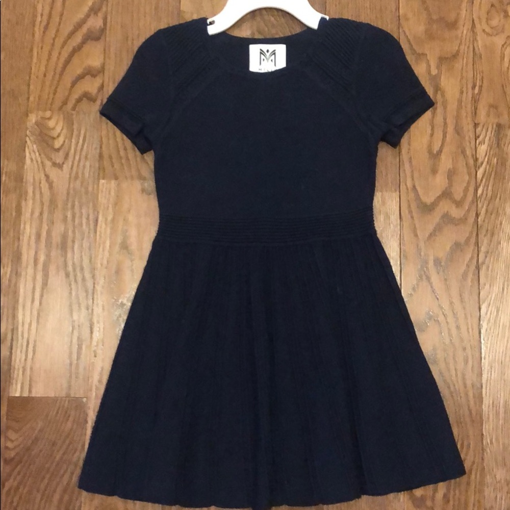 Milly minis dark navy little girl dress